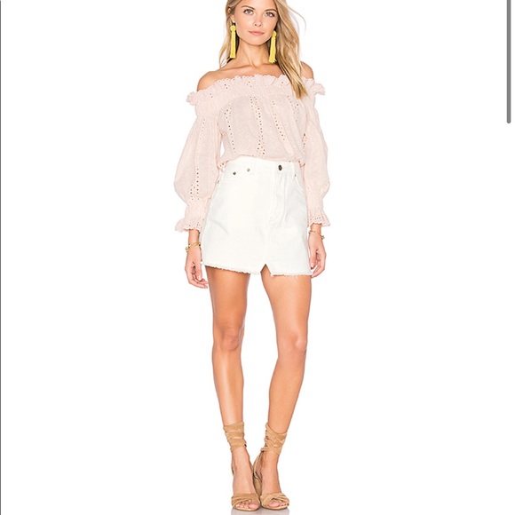 Endless Rose x Revolve Off the Shoulder Lace Top - Picture 5 of 8